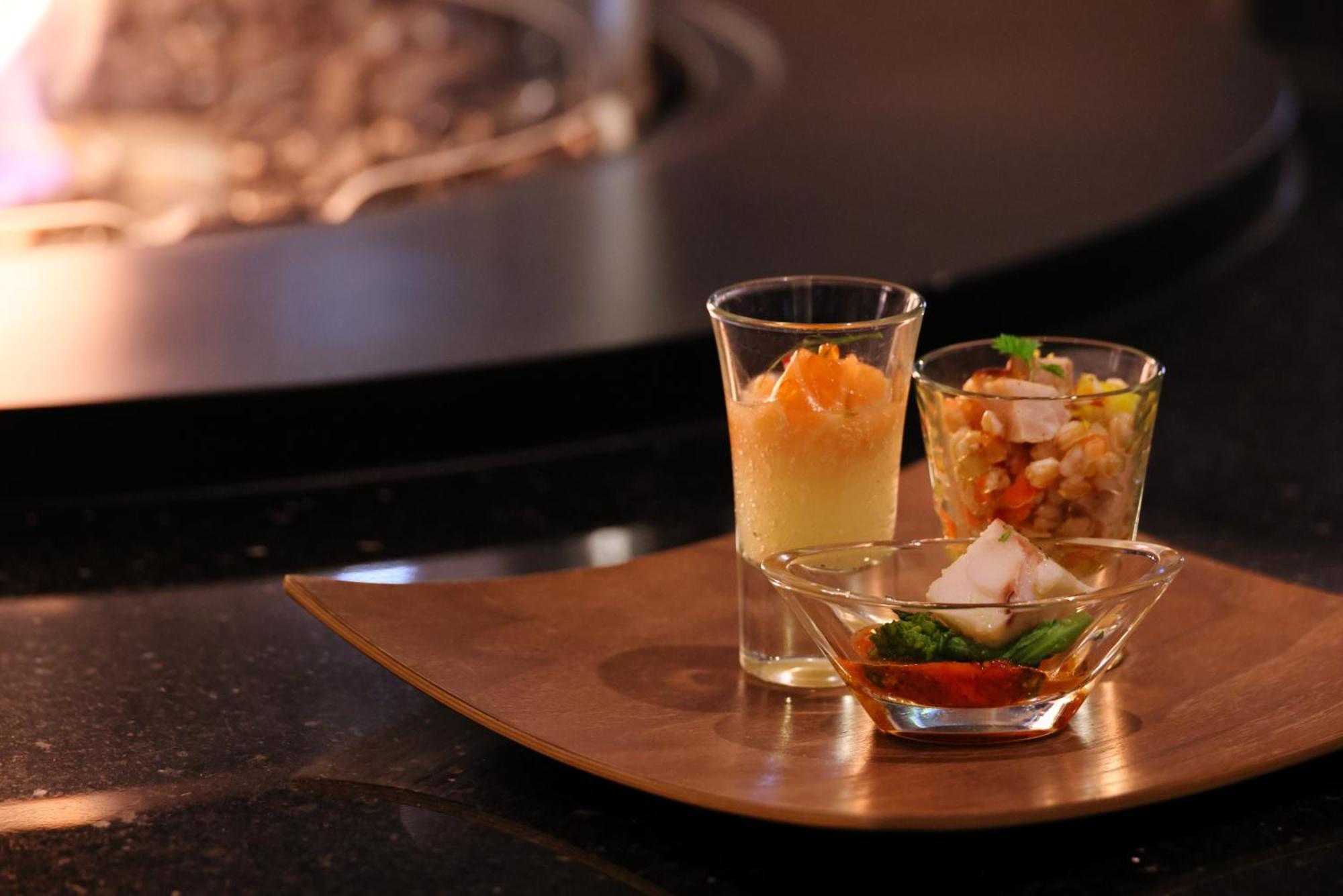 The Royal Park Hotel Iconic Κιότο Εξωτερικό φωτογραφία A selection of amuse-bouches